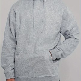 Men's Casual Solid Basic Hooded Sweatshirt Streetwear For Winter Fall, As Gifts