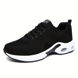 Women's Air Cushion Sports Shoes - Lightweight and Breathable Low Top Running and Walking Trainers with Shock Absorbing Technology