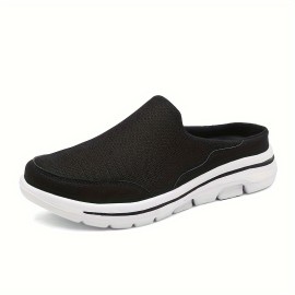 Plus Size Unisex Hollow Out Clogs, Comfy Non Slip Casual Breathable Mule Shoes For Men's & Women's Outdoor Activities