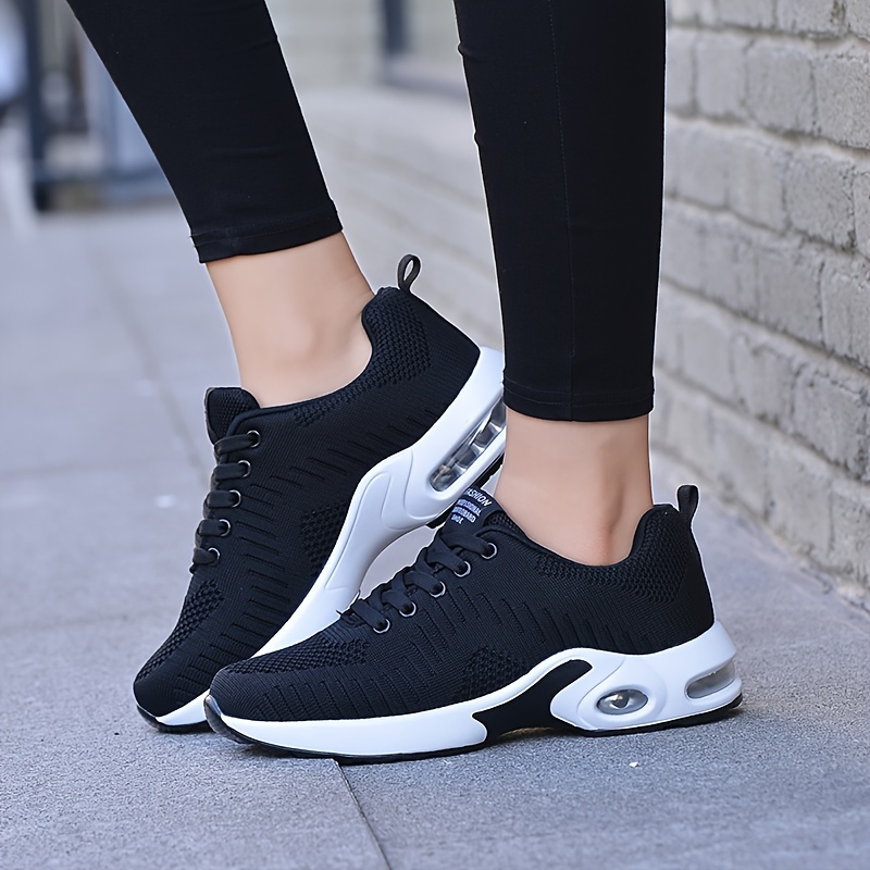 womens air cushion sports shoes casual low top running walking trainers breathable shock absorbing sneakers details 6