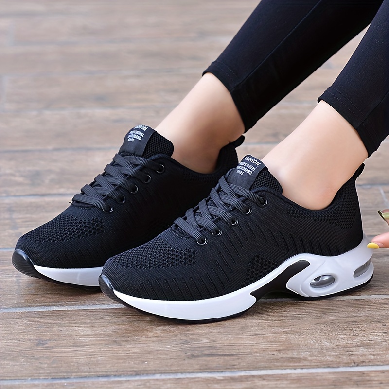 womens air cushion sports shoes casual low top running walking trainers breathable shock absorbing sneakers details 7